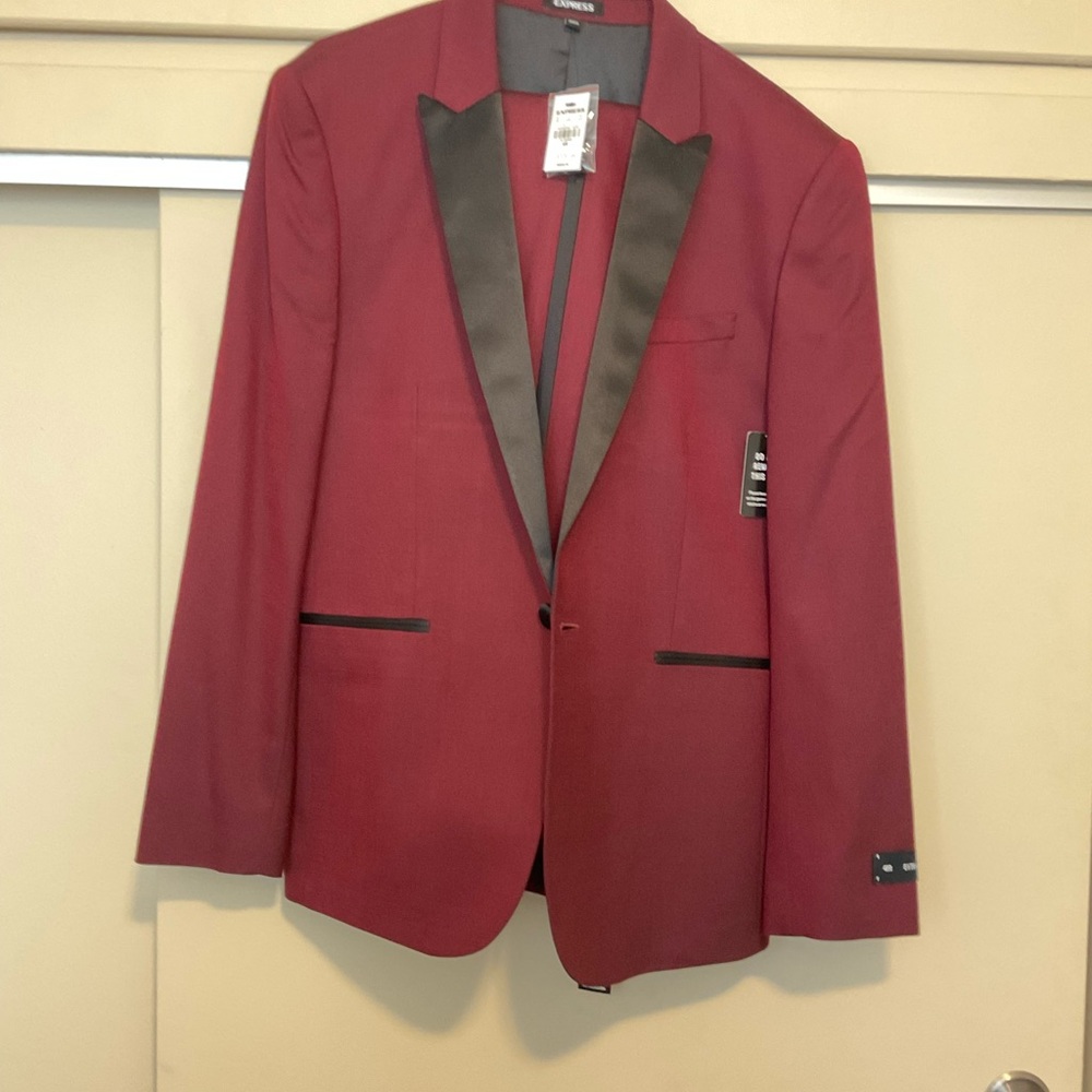 Express brand new 40R extra slim tuxedo jacket and pants (32 x 34) extra slim.